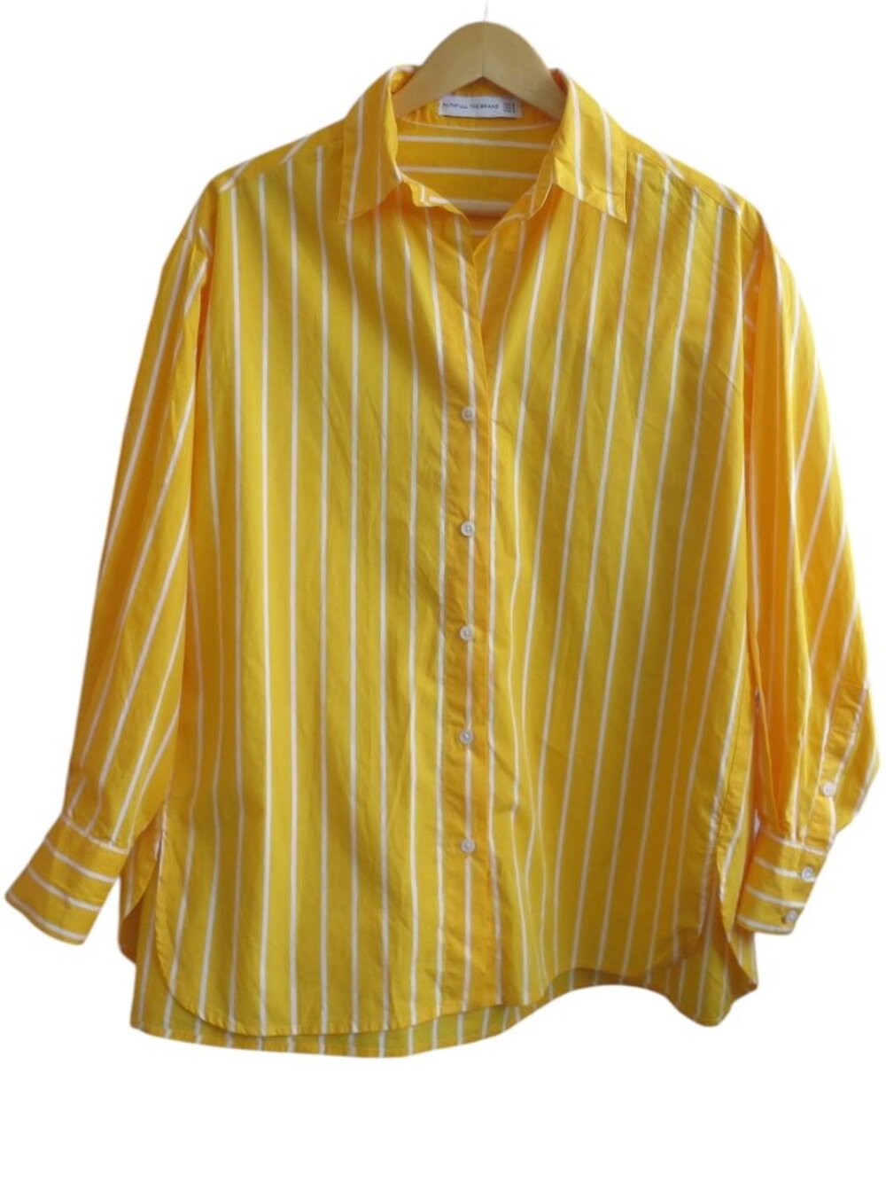 Faithful The Brand Daija Oversized Striped Cotton Shirt S - Picture 6 of 12